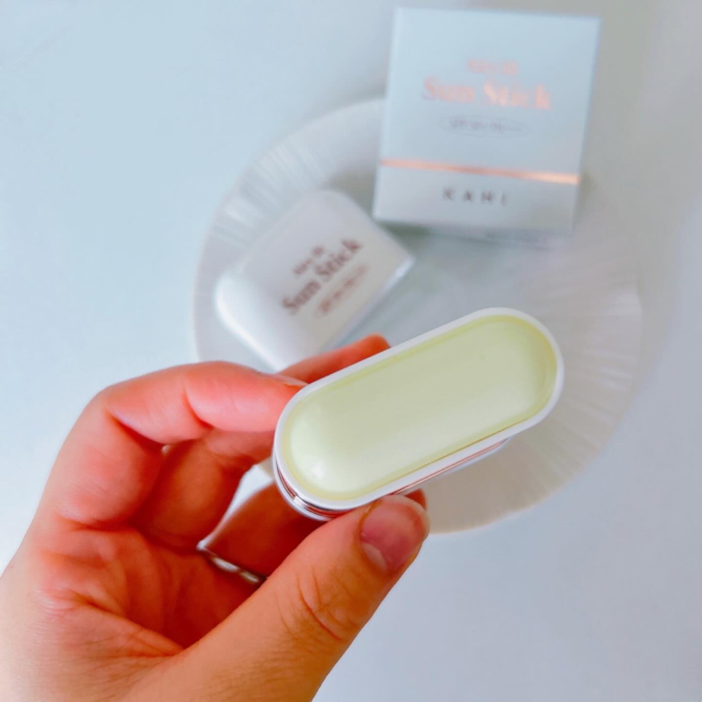 エアリーフィットサンスティック/KAHI/日焼け止めスティックを使ったクチコミ（3枚目）