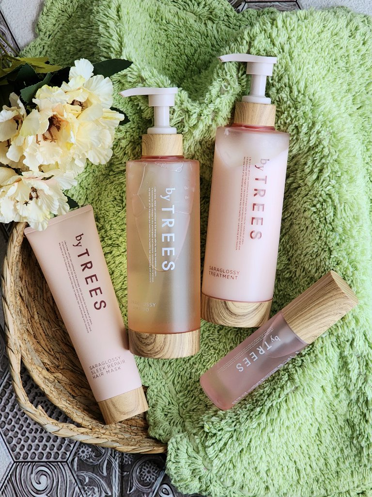 さらグロッシーシャンプー/トリートメント/byTREES/市販シャンプーを使ったクチコミ（1枚目）