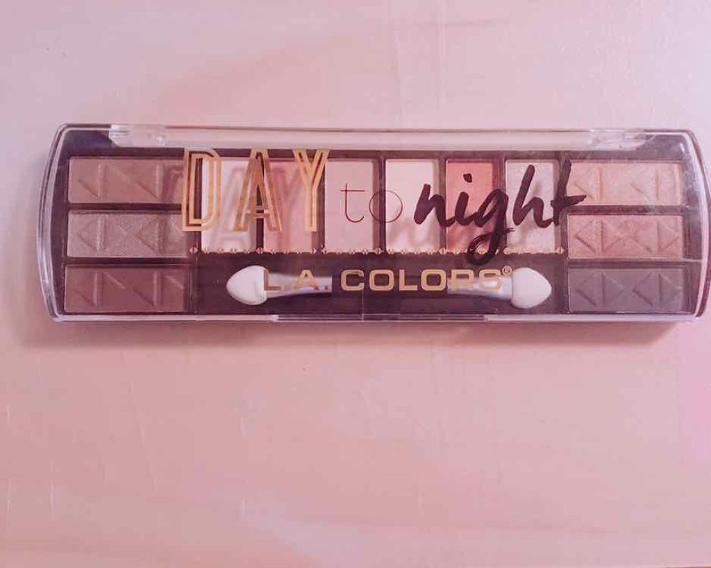 DAY TO NIGTHT la.colorsアイシャドウ/サンキューマート/アイシャドウパレットを使ったクチコミ(1枚目)