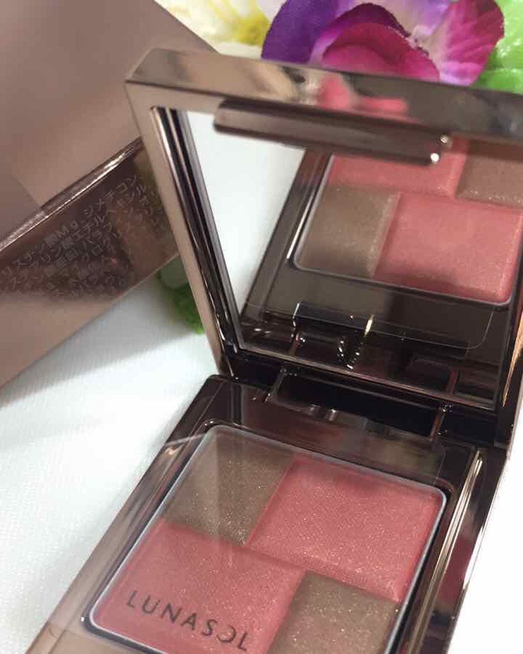 メルティングカラーアイズ/LUNASOL/アイシャドウパレットを使ったクチコミ（1枚目）