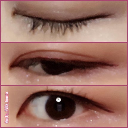 ウルトラカラー アイライナー BU-1 目元に色っぽさ バーガンディー/MAYBELLINE NEW YORK/リキッドアイライナーを使ったクチコミ(3枚目)