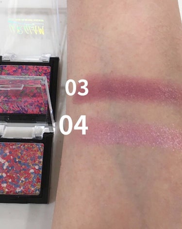 UR GLAM　MARBLE EYESHADOW/U R GLAM/パウダーアイシャドウを使ったクチコミ（3枚目）