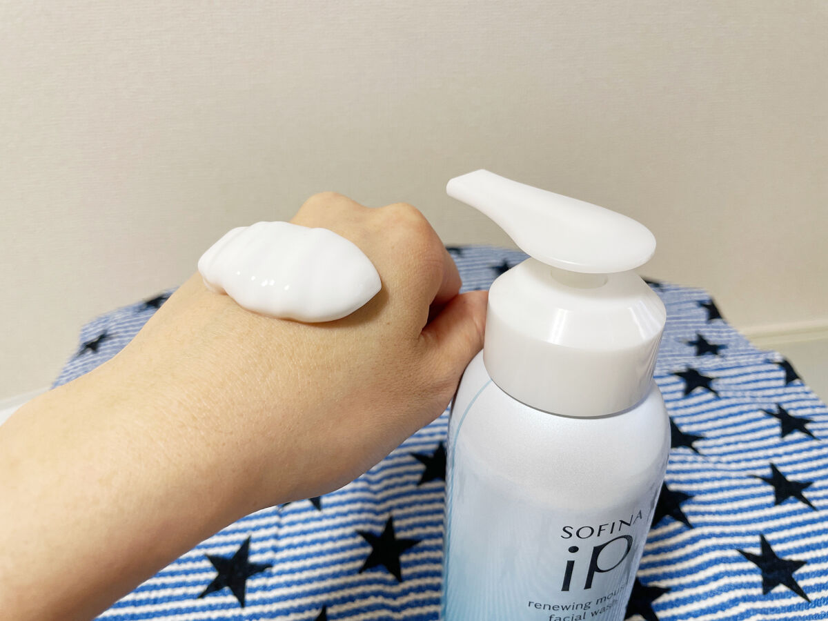 ソフィーナ iP リニュー ムース ウォッシュ/SOFINA iP/泡洗顔を使ったクチコミ（2枚目）