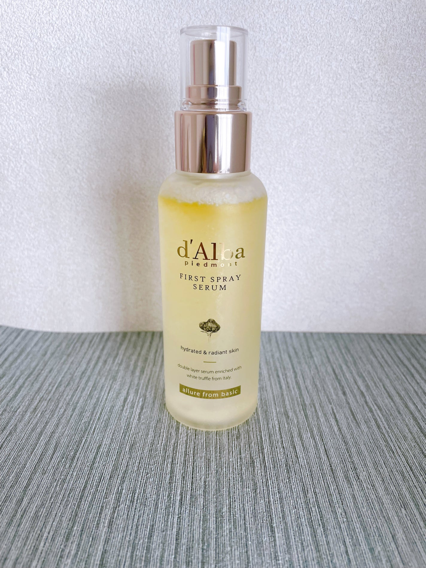 ダルバ ホワイトトリュフファーストスプレーセラム/ダルバ/ミスト状化粧水を使ったクチコミ(3枚目)