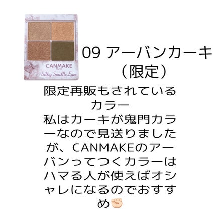 シルキースフレアイズ/キャンメイク/アイシャドウパレットを使ったクチコミ(6枚目)