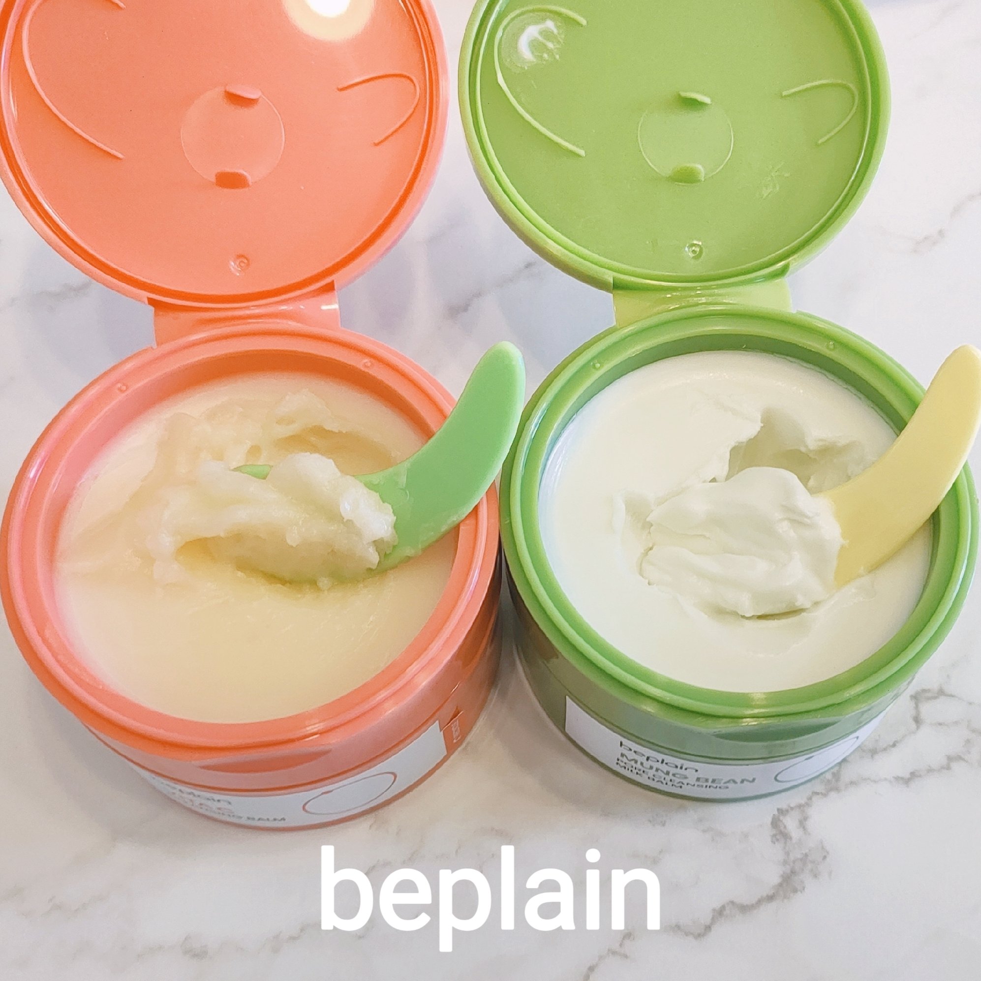 ビタCブライトニングクレンジングバーム/beplain/クレンジングバームを使ったクチコミ（2枚目）