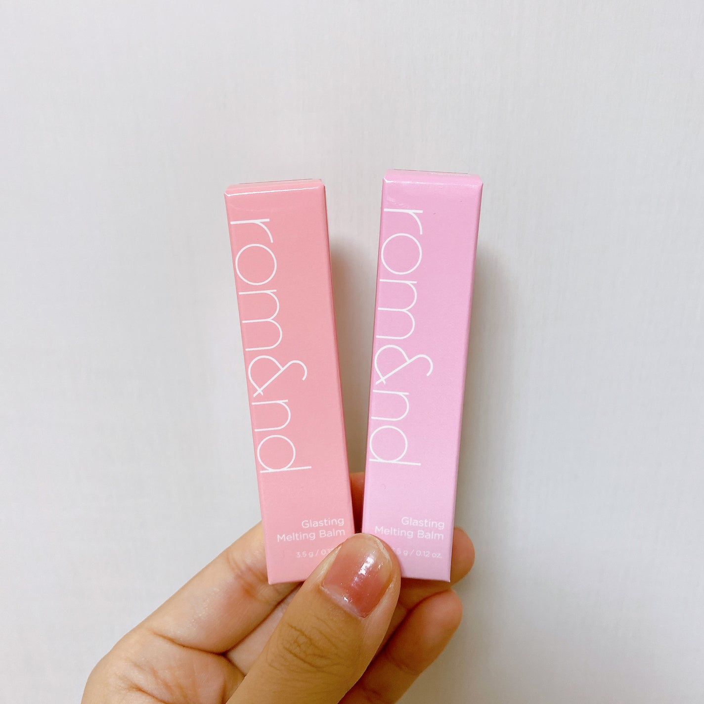 グラスティングメルティングバーム/rom&nd/リップバームを使ったクチコミ(1枚目)