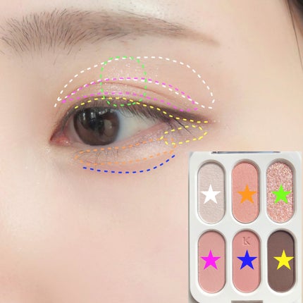 フォーエバー6アイパレット/Laka/アイシャドウパレットを使ったクチコミ(8枚目)