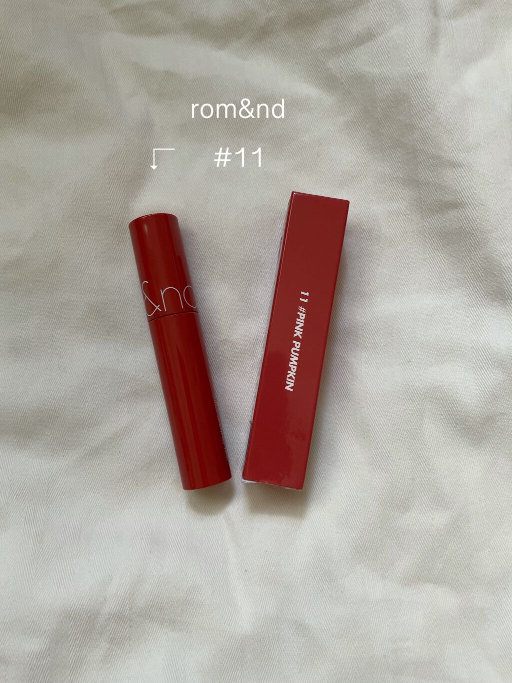 ジューシーラスティングティント/rom&nd/リップティントを使ったクチコミ（1枚目）