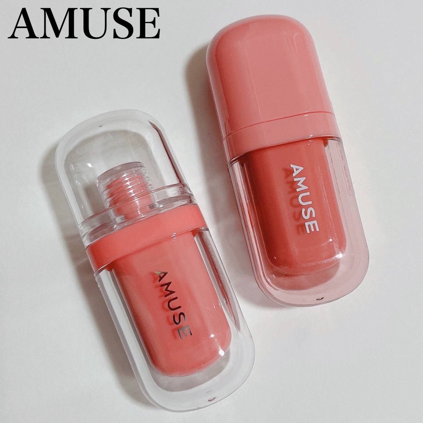 ジェルフィットティント/AMUSE/リップティントを使ったクチコミ（1枚目）