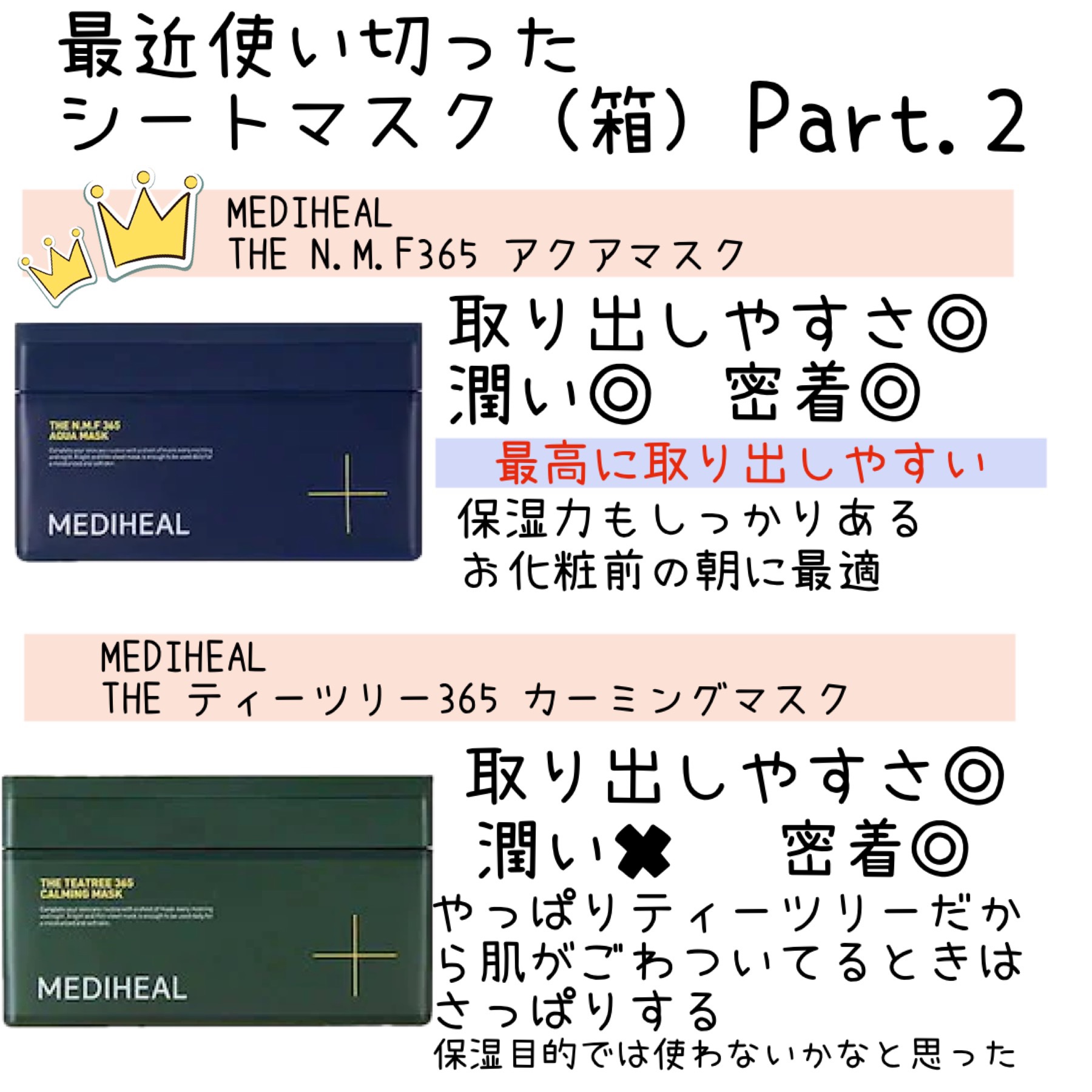 THE N.M.F 365 アクアマスク/MEDIHEAL/シートマスク・パックを使ったクチコミ（1枚目）