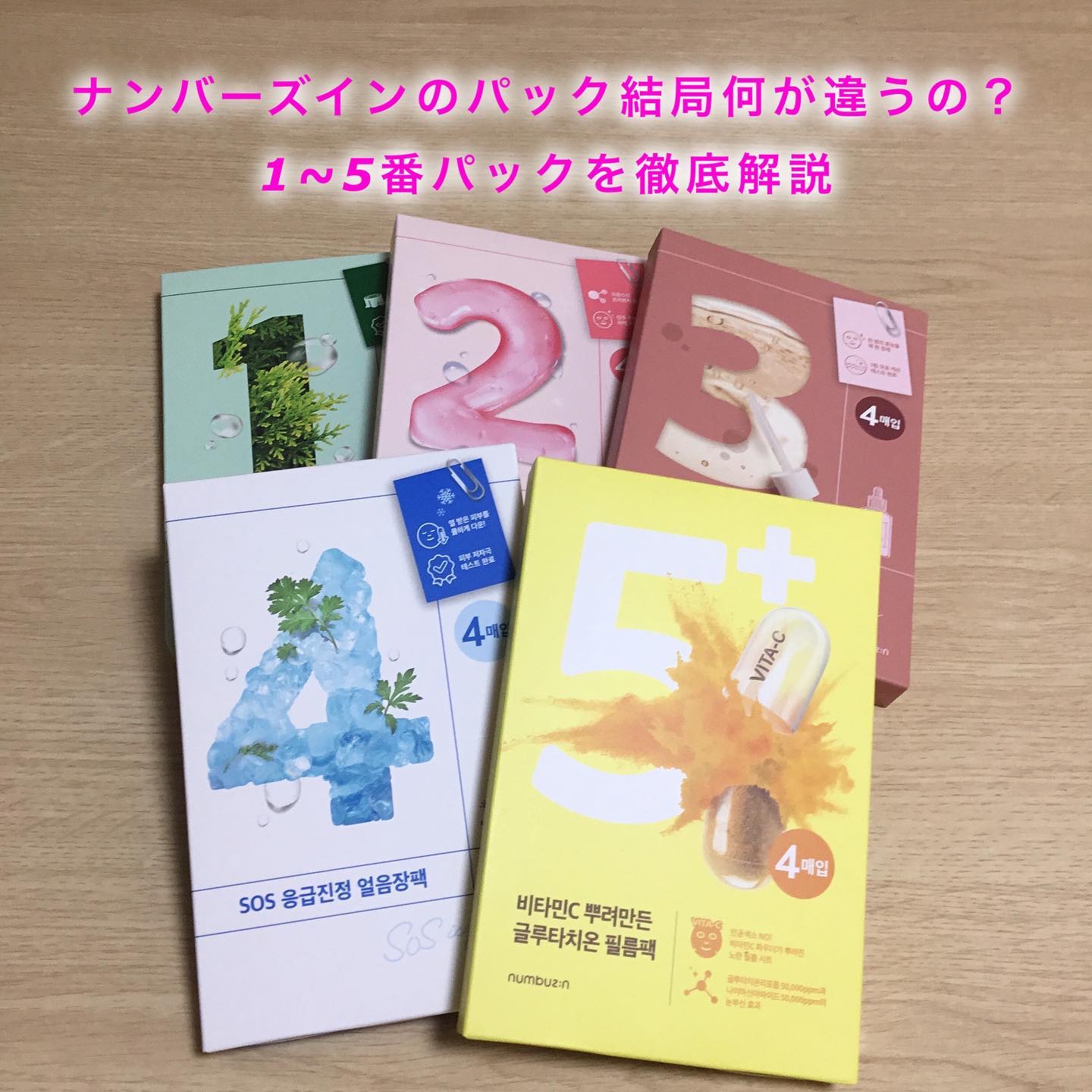 3番 すべすべキメケアシートマスク/numbuzin/シートマスク・パックを使ったクチコミ（1枚目）