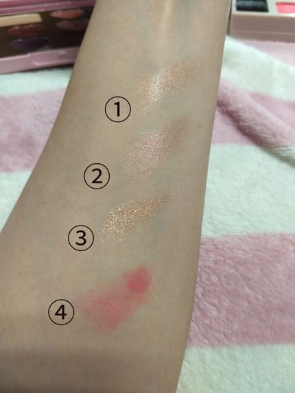 チョコレート ピンク ラブ アイシャドウ/HOJO/アイシャドウパレットを使ったクチコミ(3枚目)