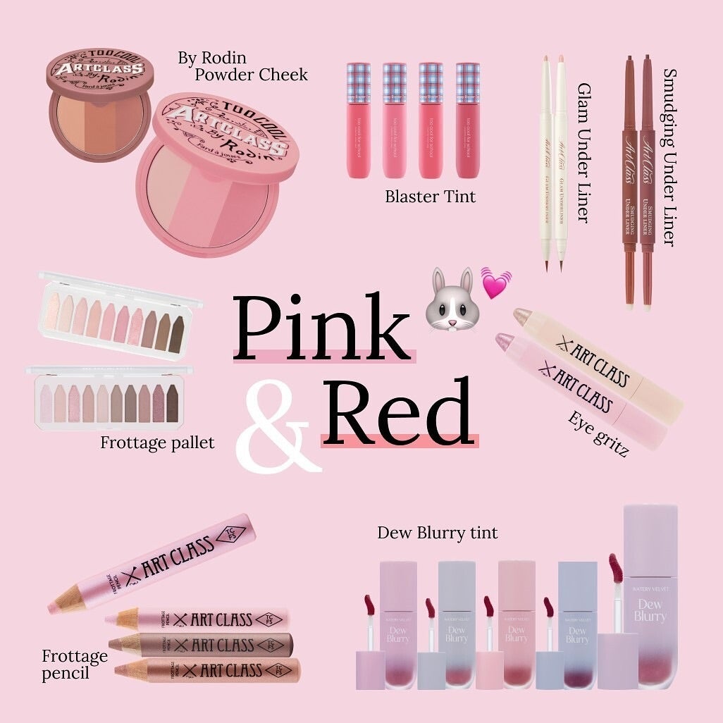 too cool for school公式アカウント on LIPS 「_🌸🍓ふんわり可愛いPINK&REDコスメたち💄✨女の子らしい..」(1枚目)