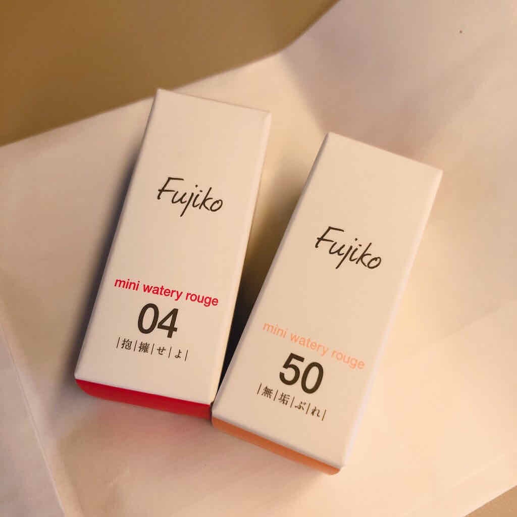 ミニウォータリールージュ/Fujiko/口紅を使ったクチコミ(2枚目)