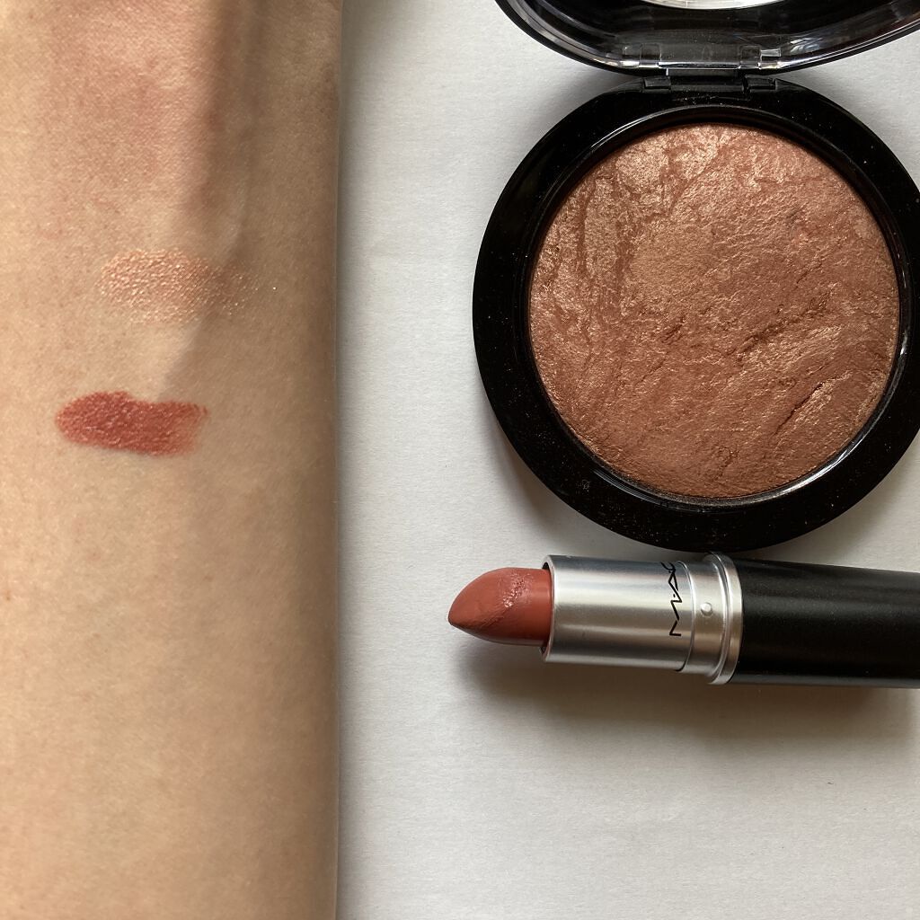 M·A·C ミネラライズ スキンフィニッシュ チーキー ブロンズ/M・A・C/パウダーハイライトを使ったクチコミ（2枚目）