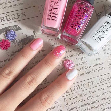 ピールオフマニキュア/キャンドゥ/マニキュアを使ったクチコミ(3枚目)