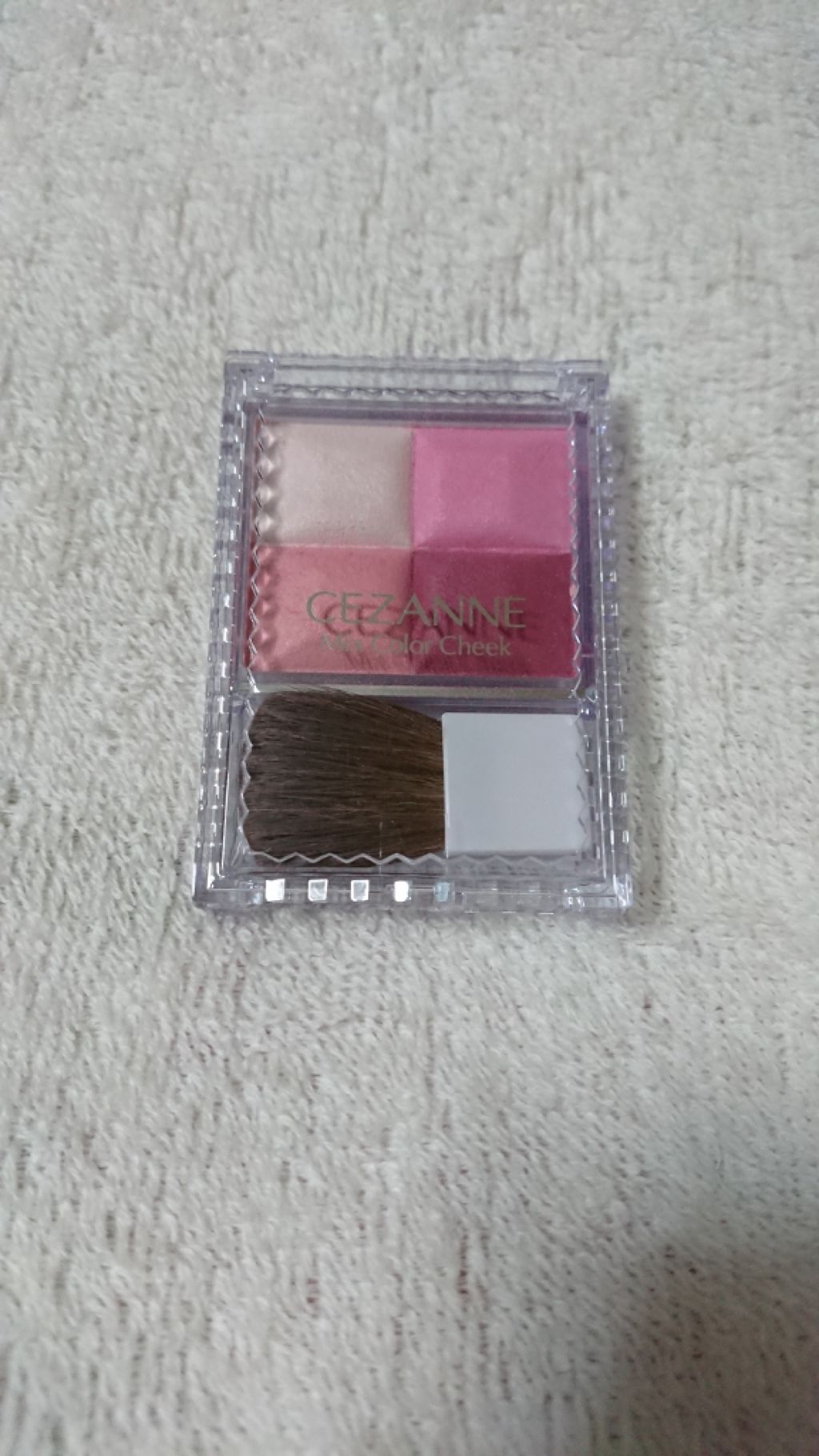 ミックスカラーチーク/CEZANNE/パウダーチークを使ったクチコミ（1枚目）