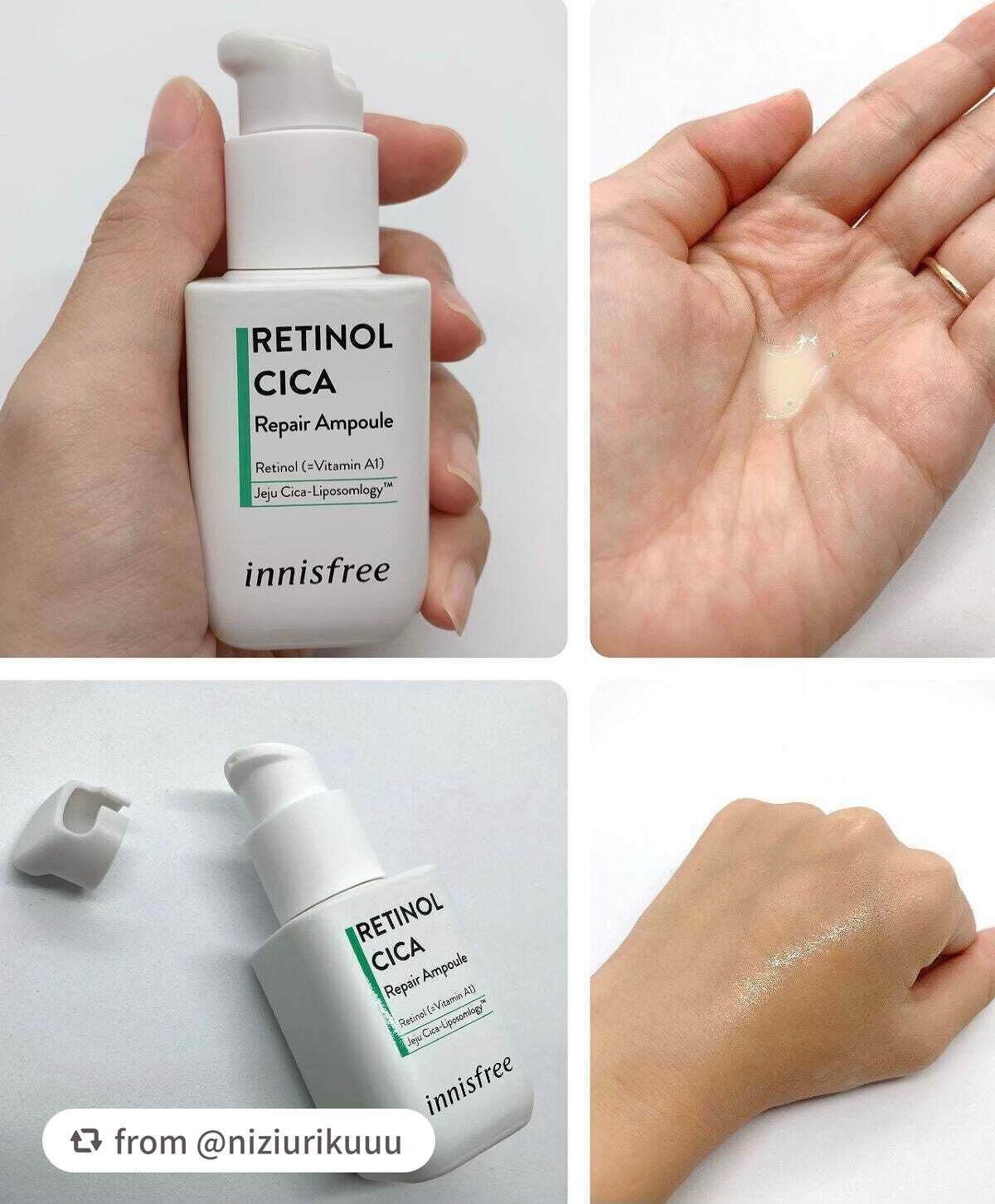 レチノール シカ リペア セラム/innisfree/美容液を使ったクチコミ(3枚目)