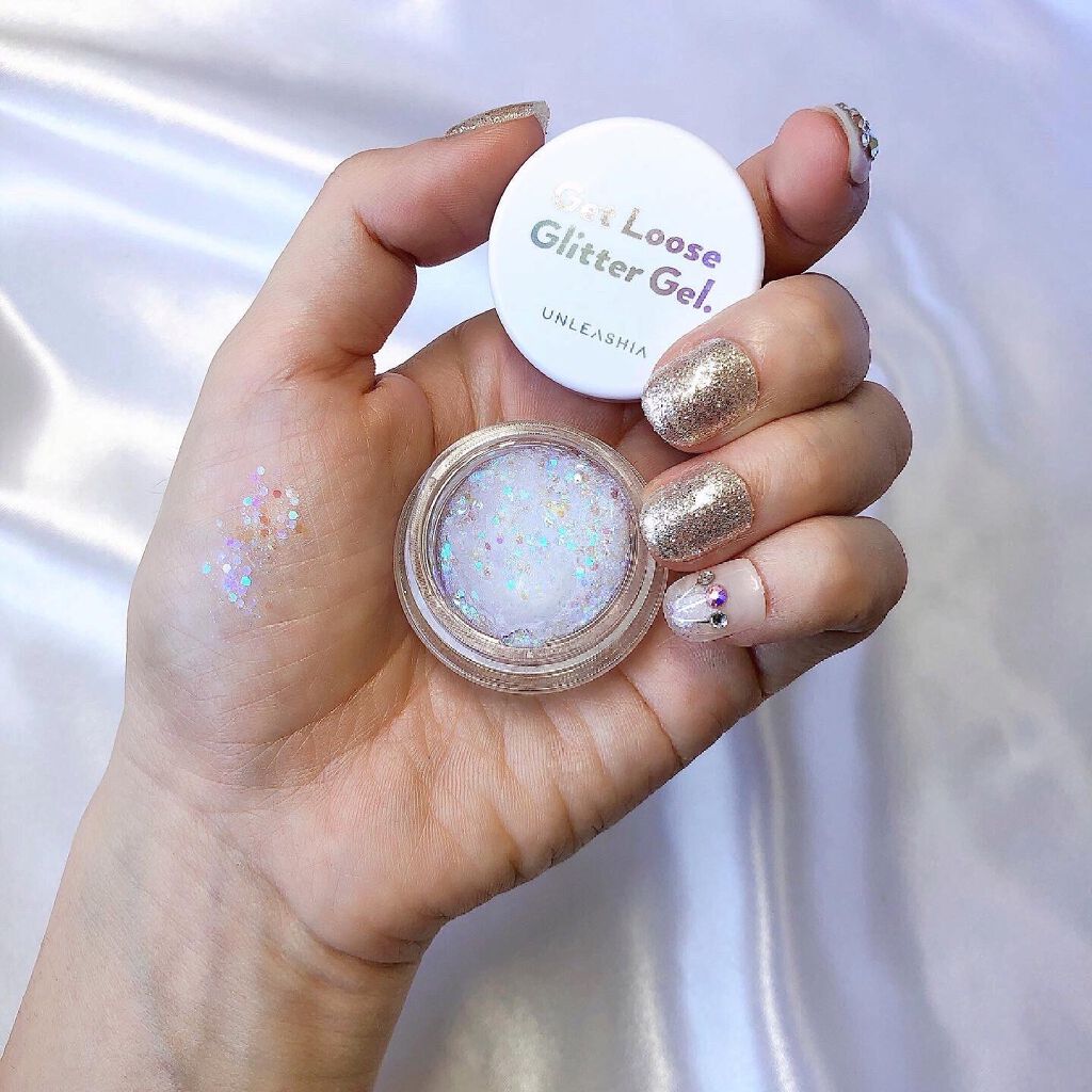 ゲットルーズグリッタージェル/unleashia/グリッターを使ったクチコミ（2枚目）