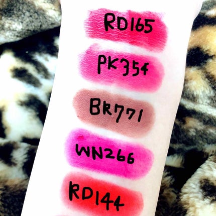 ルージュ アンリミテッド マット/shu uemura/口紅を使ったクチコミ(2枚目)