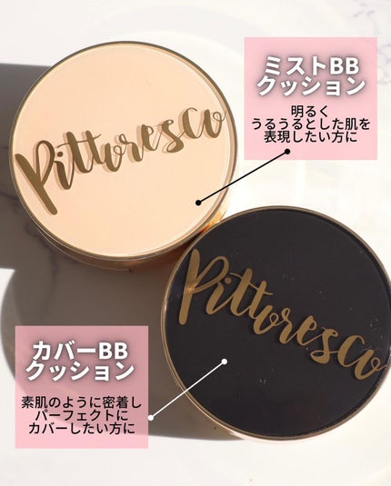 ミストBBクッション(リフィル込)/Pittoresco/クッションファンデーションを使ったクチコミ(4枚目)