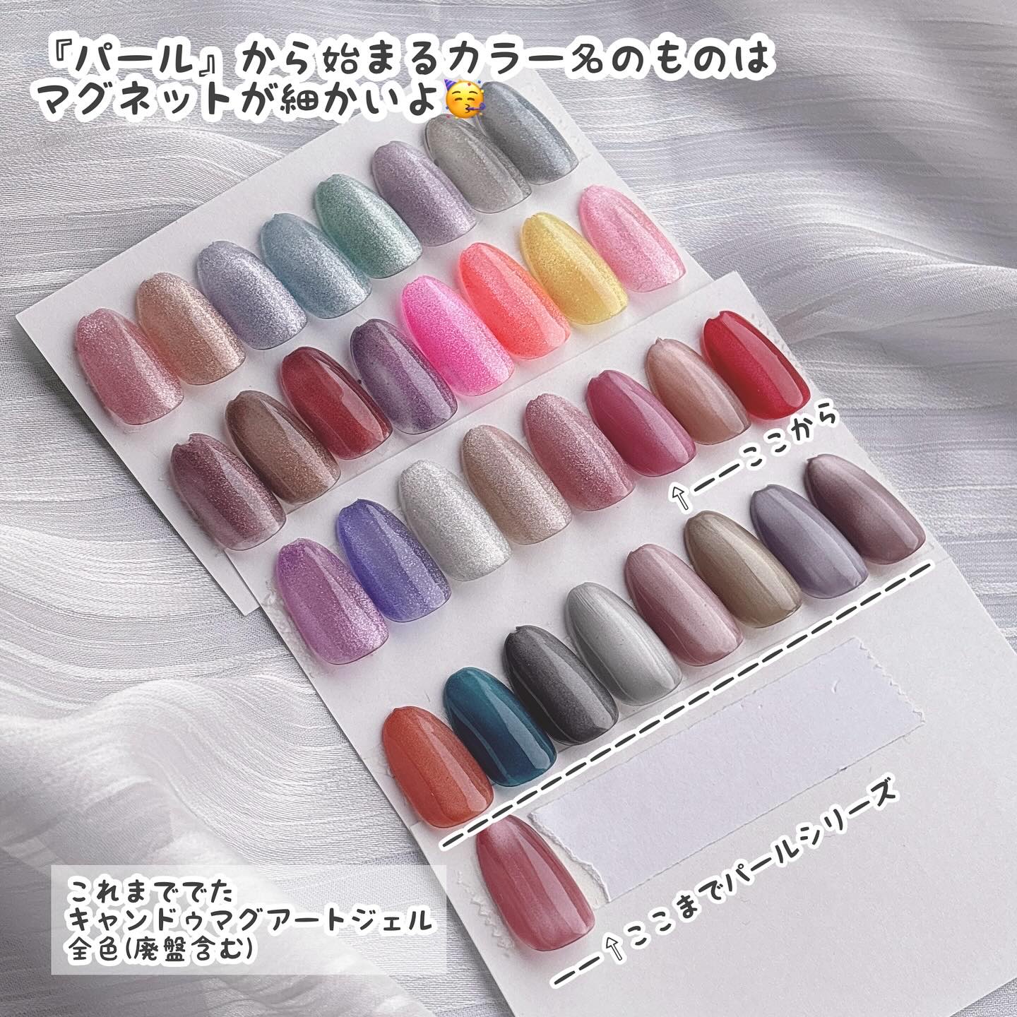 マグネットネイルのネイルデザイン】パルP マグアートジェル｜parkikoi