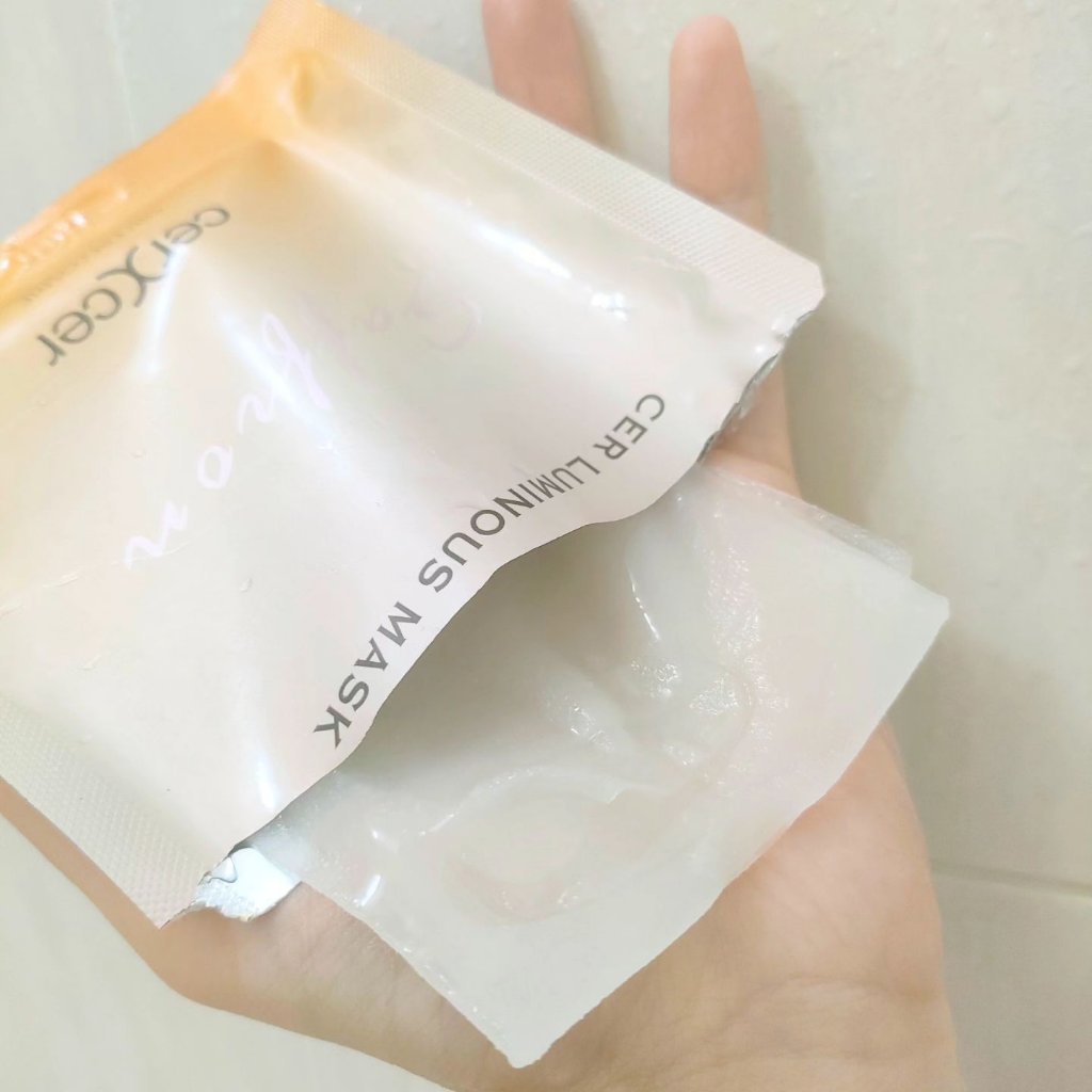 ルミナスマスク   (ケアクリーム付き) /cerXcer/シートマスク・パックを使ったクチコミ（3枚目）