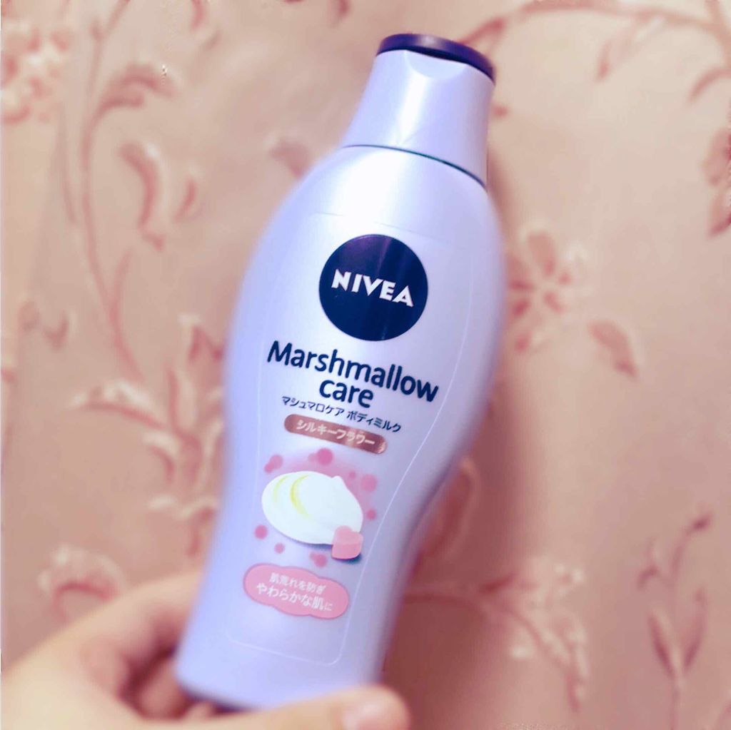 マシュマロケアボディミルク シルキーフラワーの香り/ニベア/ボディミルクを使ったクチコミ(1枚目)