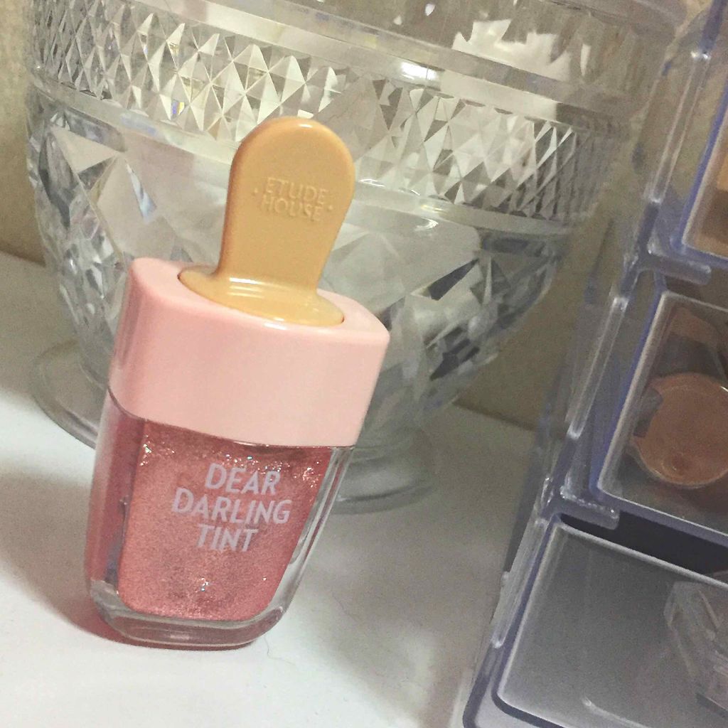 ディアダーリン ウォータージェルティント (アイスティント)/ETUDE/口紅を使ったクチコミ(1枚目)