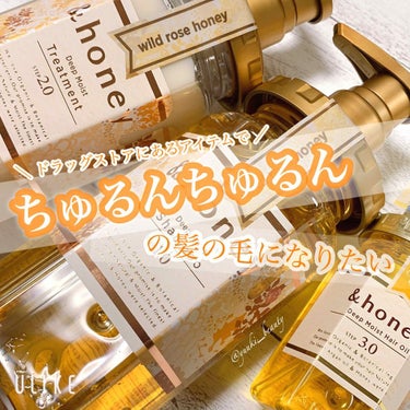 ディープモイスト シャンプー1.0／ヘアトリートメント2.0/&honey/シャンプー・コンディショナーを使ったクチコミ（1枚目）