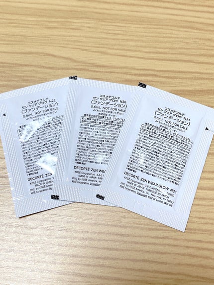 ゼン ウェア グロウ/DECORTÉ/リキッドファンデーションを使ったクチコミ(2枚目)