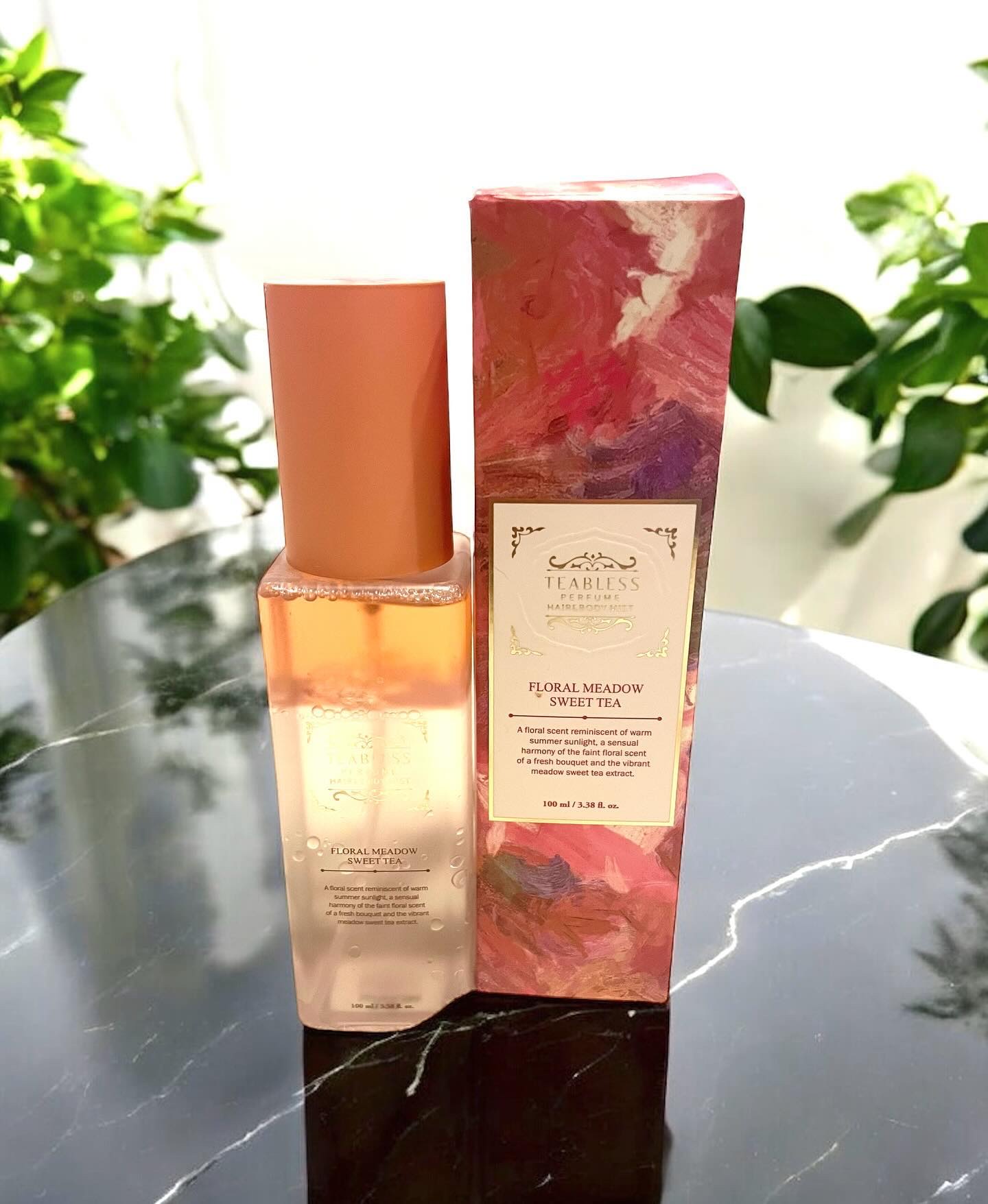 パヒュームヘア&ボディミスト フローラルメドウスウィートティー/TEABLESS/ヘアミストを使ったクチコミ（1枚目）