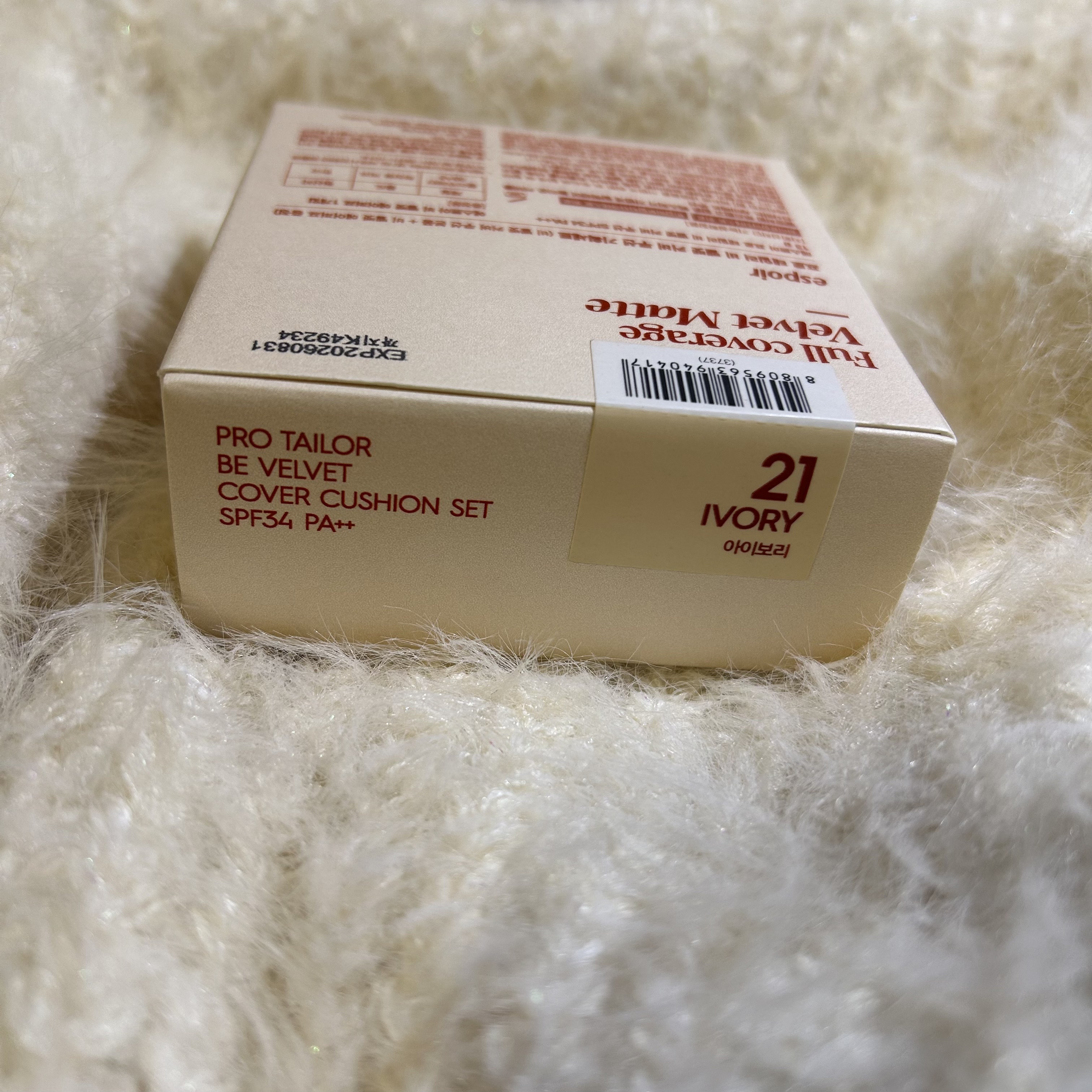 プロテーラービーベルベットカバークッション/espoir/クッションファンデーションを使ったクチコミ（2枚目）