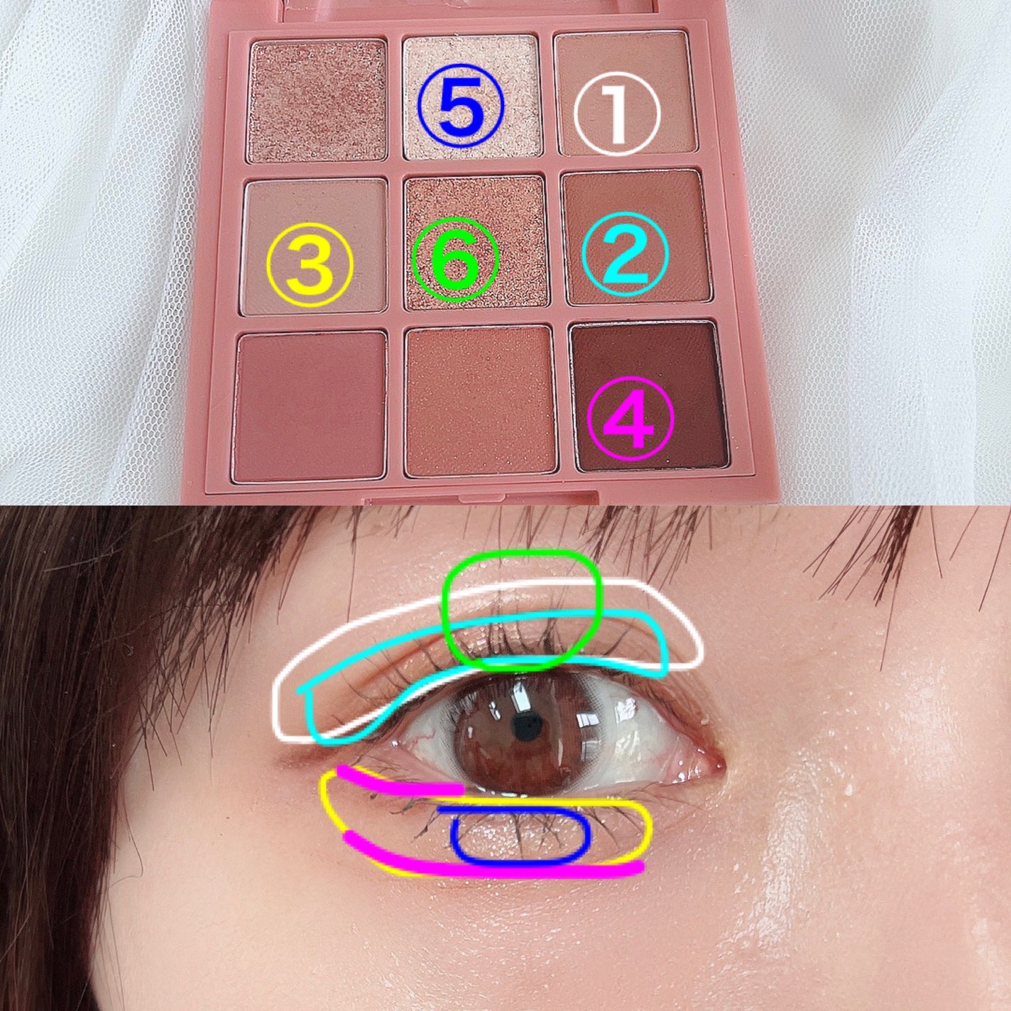 プレイカラーアイズ ミューリーロマンス/ETUDE/アイシャドウパレットを使ったクチコミ(5枚目)