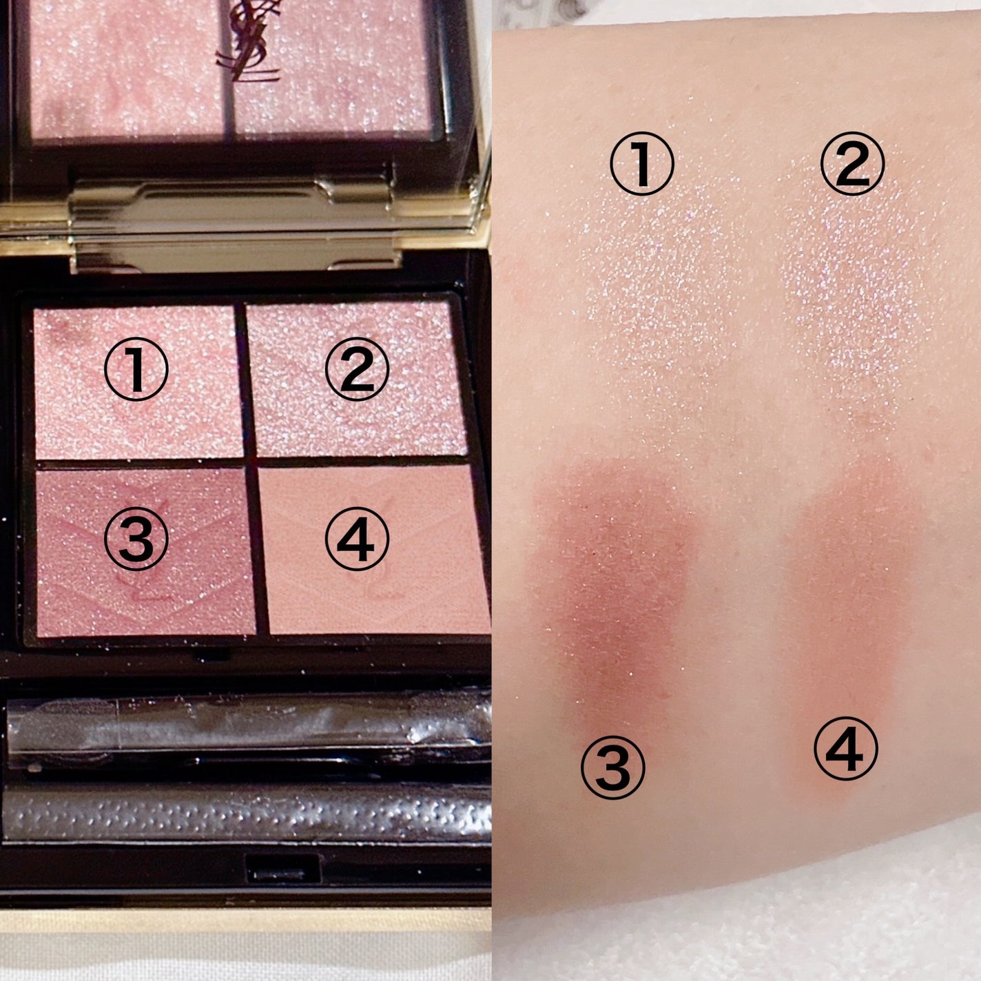 クチュール ミニ クラッチ/YVES SAINT LAURENT BEAUTE/アイシャドウパレットを使ったクチコミ(2枚目)