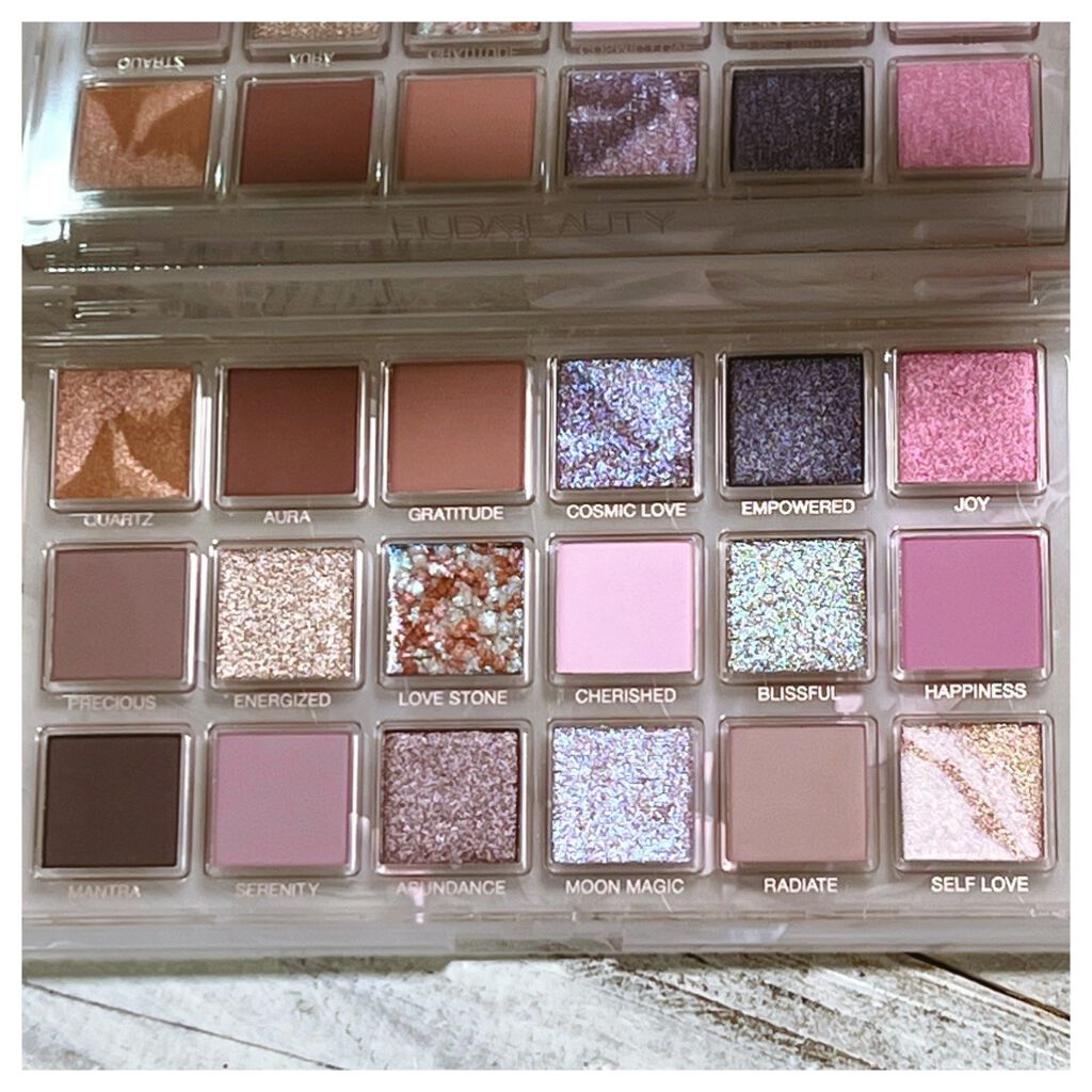 HUDA beauty アイシャドウパレット 試してみた】Rose Quartz eyeshadow palette Huda Beautyの人気