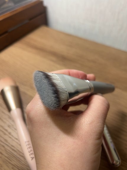 ローズクラウドメイクブラシセット/ZEESEA/メイクブラシを使ったクチコミ(3枚目)
