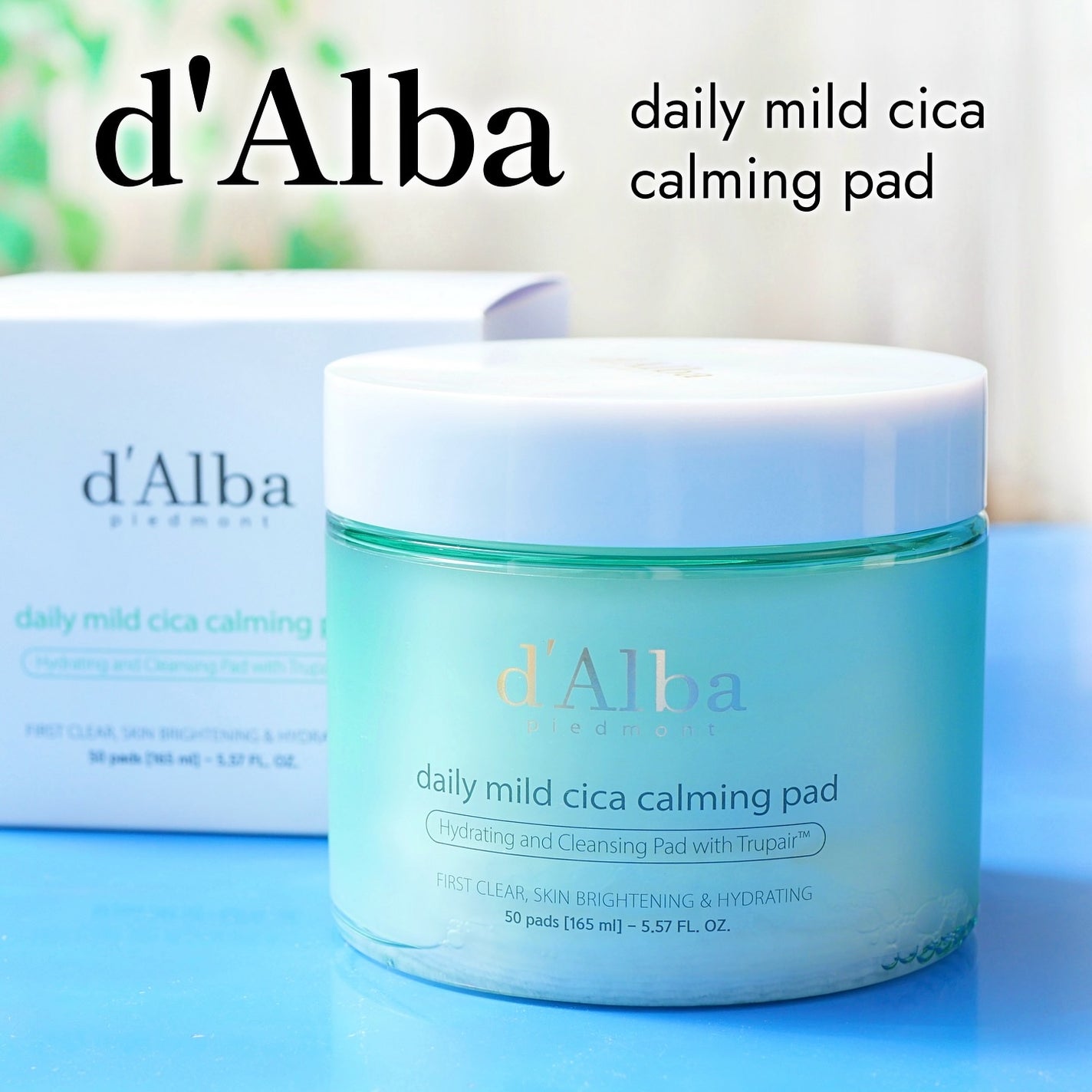 デイリーマイルドCICAカーミングパッド/ダルバ/スキンケア・基礎化粧品を使ったクチコミ(1枚目)