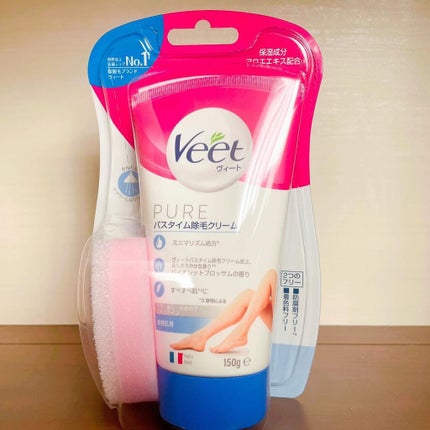 ヴィート ピュアバスタイム除毛クリーム 敏感肌用/Veet/除毛クリームを使ったクチコミ(1枚目)