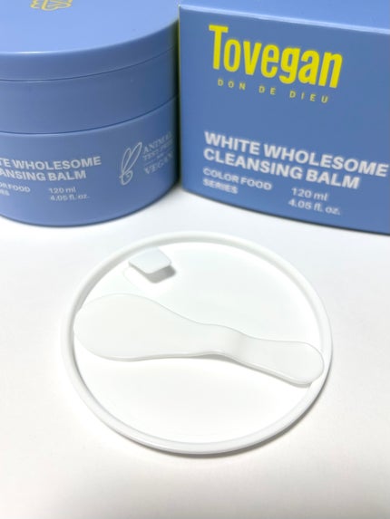 カラーフードシリーズホワイトホールサムクレンジングバーム/Tovegan/クレンジングバームを使ったクチコミ(3枚目)