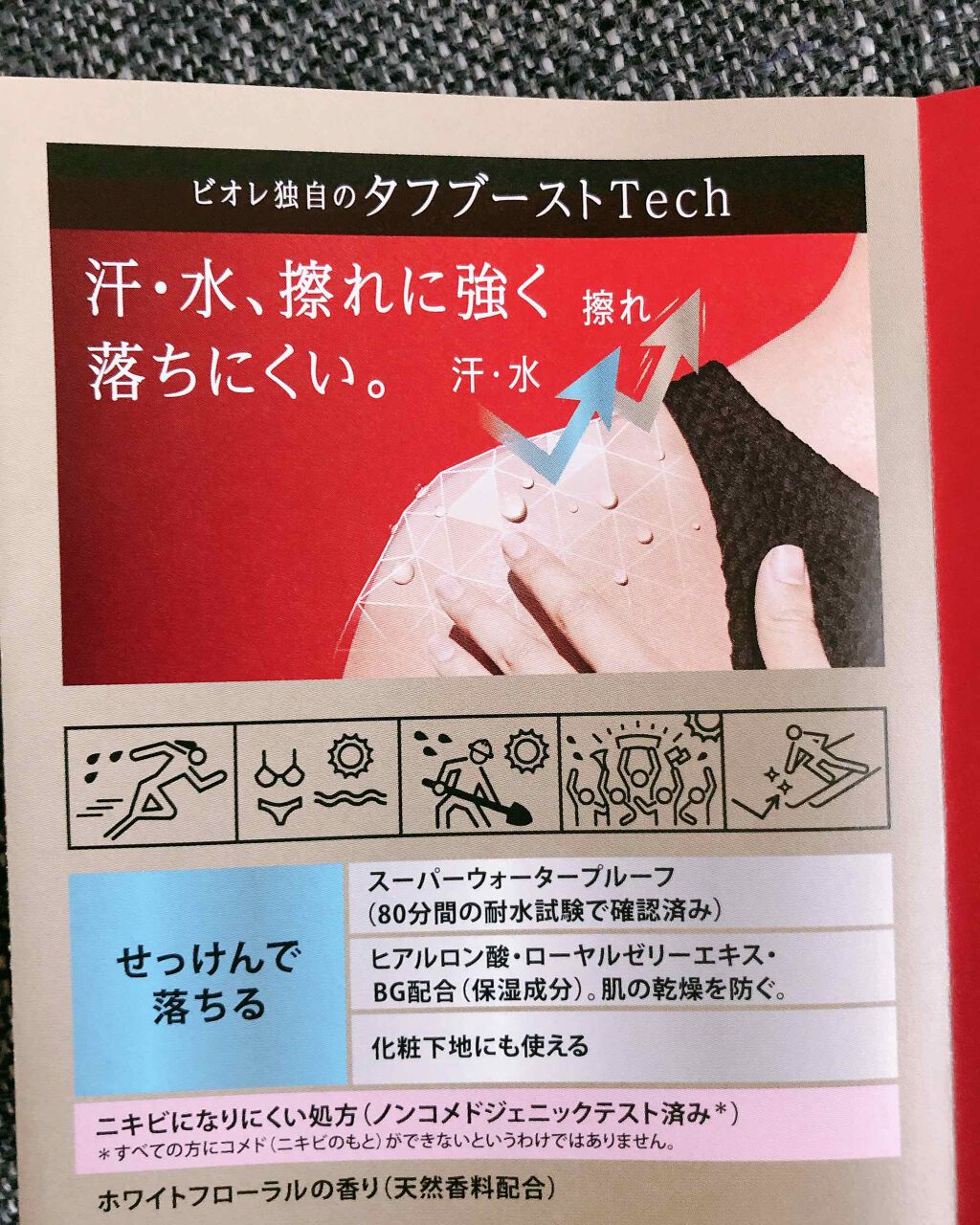 ビオレUV アスリズム スキンプロテクトミルク/ビオレ/日焼け止めミルクを使ったクチコミ（2枚目）