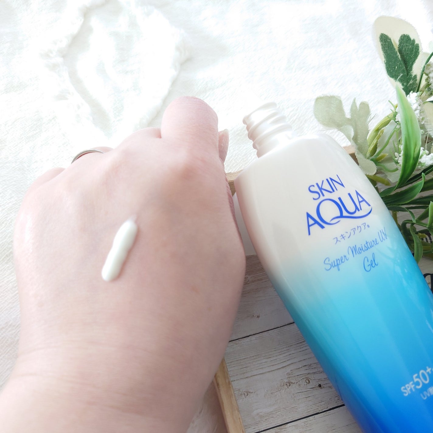 スキンアクア スーパーモイスチャージェル/スキンアクア/日焼け止めジェルを使ったクチコミ(4枚目)