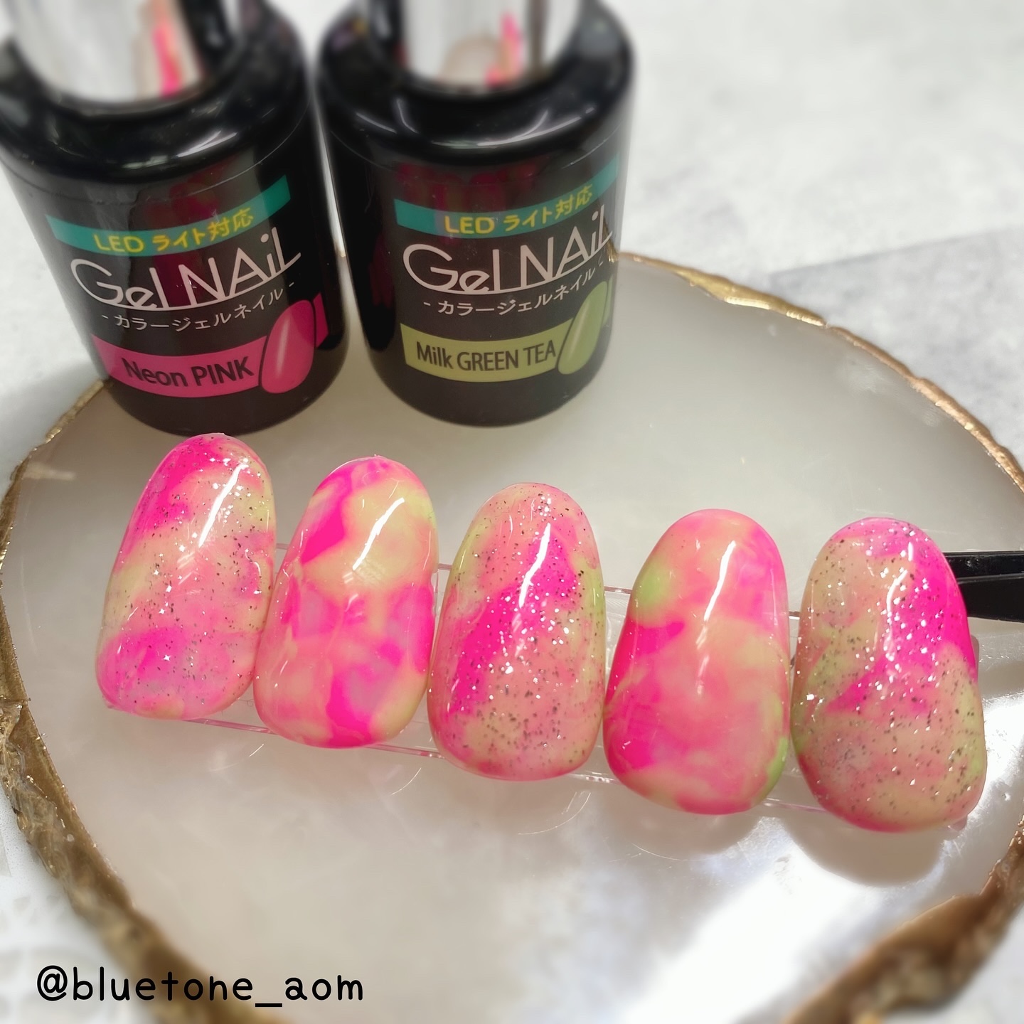 ジェルネイル（ライト対応）/セリア/ジェルネイルを使ったクチコミ（2枚目）