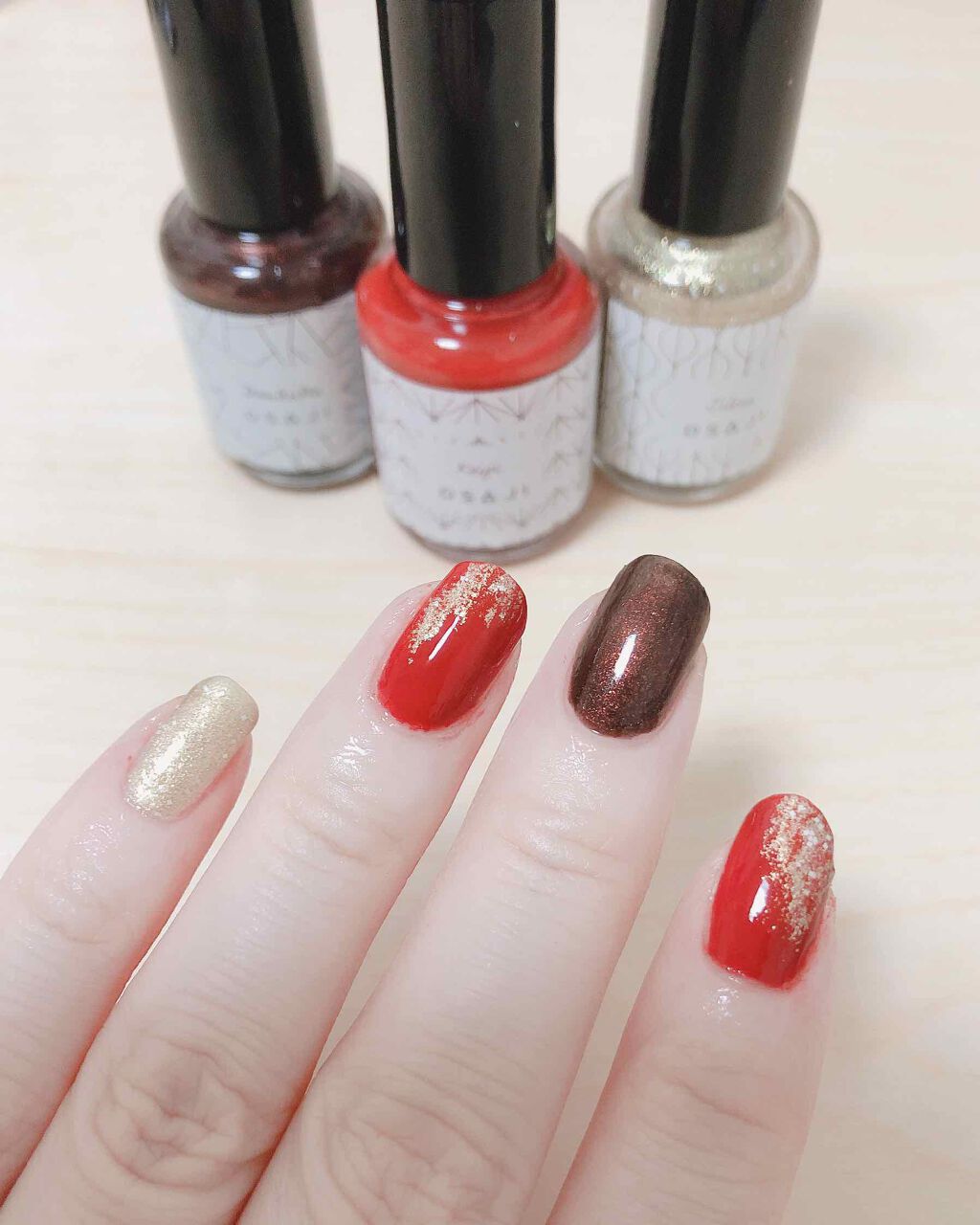 オサジ アップリフト ネイルカラー/OSAJI/マニキュアを使ったクチコミ(2枚目)