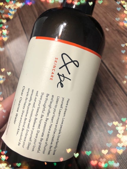 &be クリアクレンズウォーター/&be/クレンジングウォーターを使ったクチコミ(1枚目)