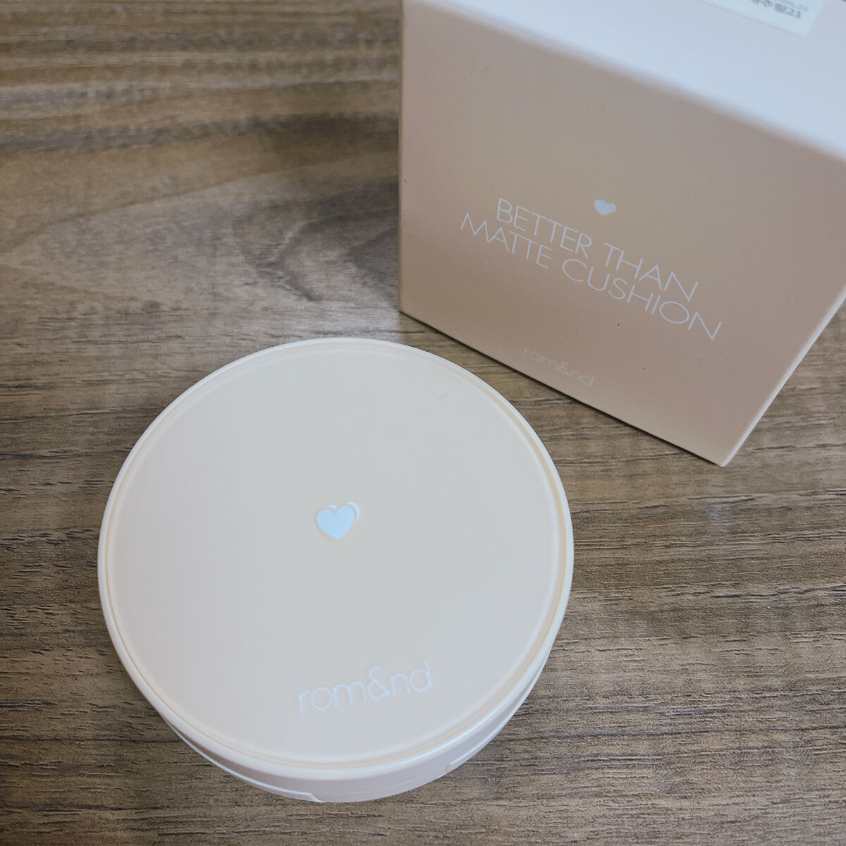 ベターザンマットクッション/rom&nd/クッションファンデーションを使ったクチコミ（1枚目）