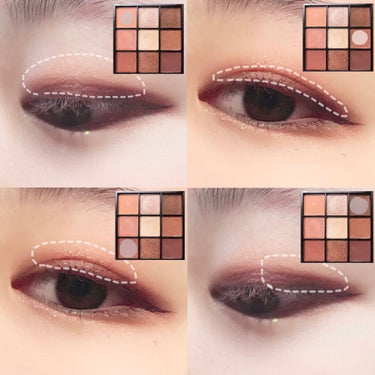 UR GLAM　BLOOMING EYE COLOR PALETTE/U R GLAM/アイシャドウパレットを使ったクチコミ（2枚目）