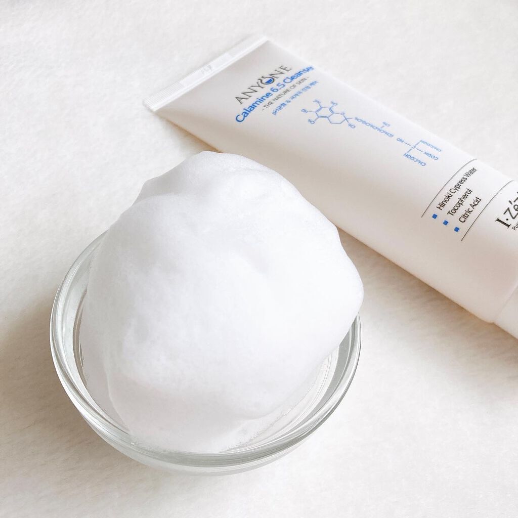 ANYONE カラミン6.5クレンザー/IZEZE/洗顔フォームを使ったクチコミ(3枚目)