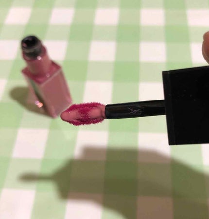 ルージュ ピュールクチュール ヴェルニ ウォーターステイン 606 ローズウッド フロウ/YVES SAINT LAURENT BEAUTE/口紅を使ったクチコミ(2枚目)